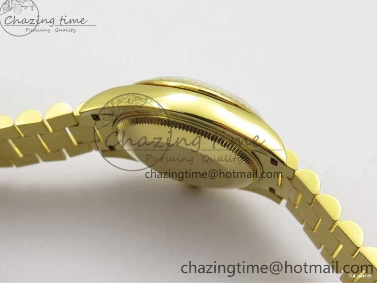 Bracelet Dial EWF 31mm ETA2688 Best Green YG Daydate Edition Malachite YG President on 278288 0430